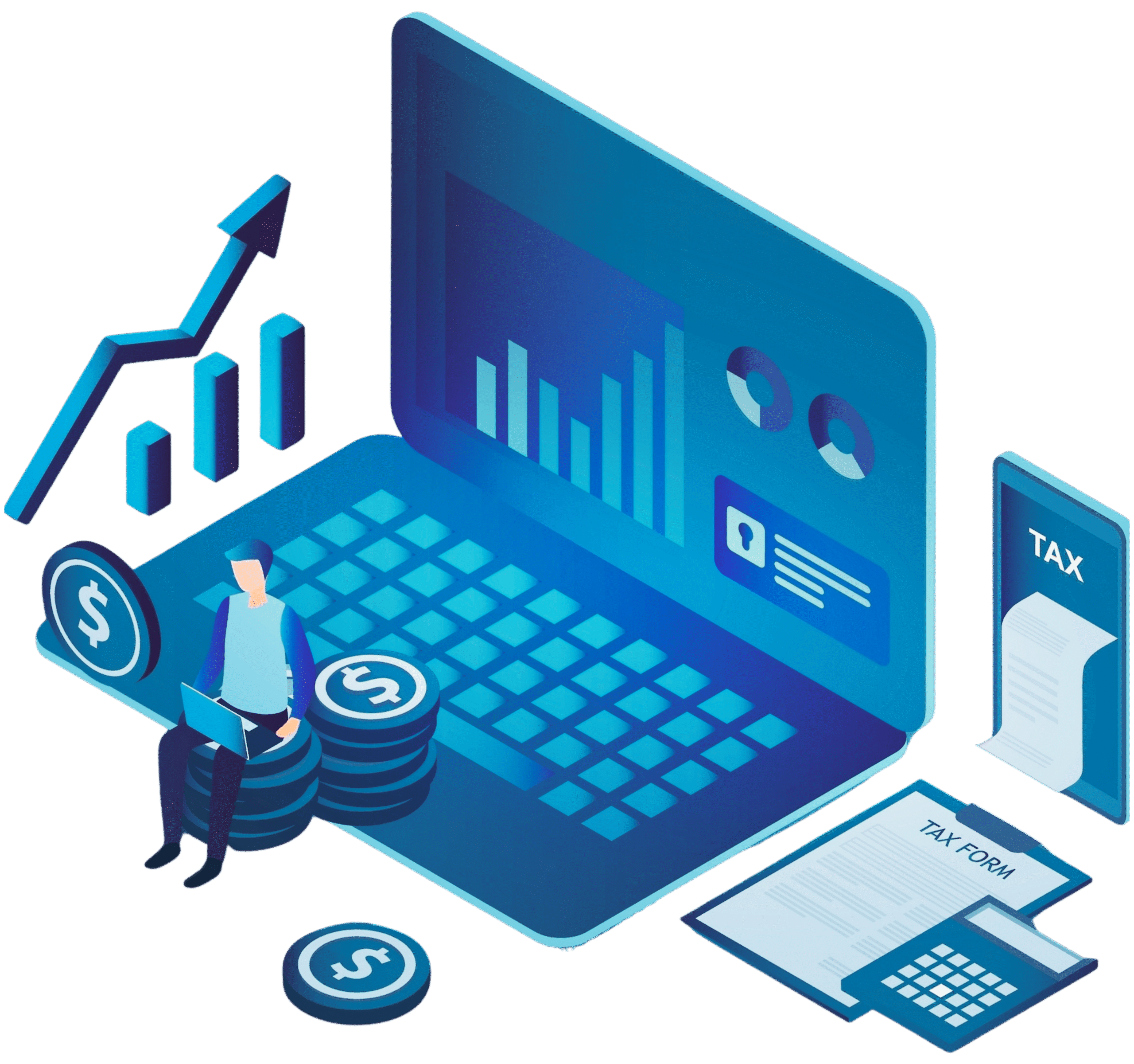 California bookkeeping and tax preparation illustration – NeatLedger