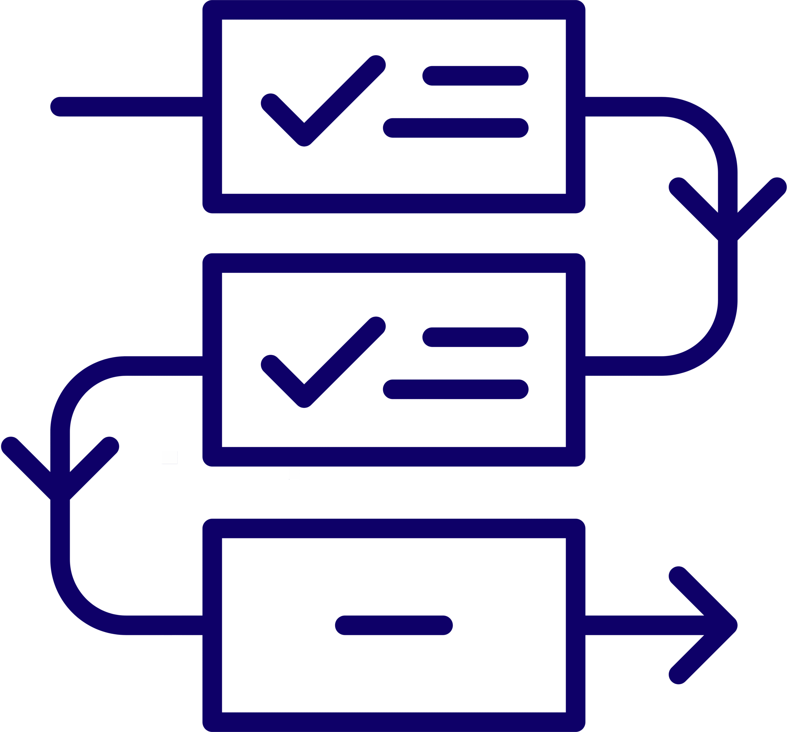 Workflow icon representing financial simplicity.