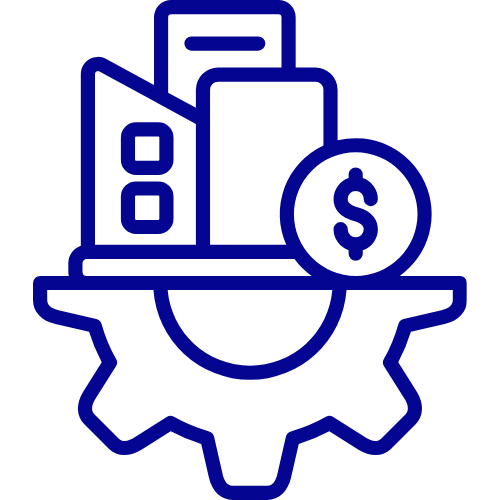 Budget tracking system icon